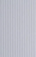 .100" Opaque White Polystyrene V-Groove Siding Sheet - 4100