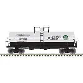 11,000-Gallon Tank Car No Platform - Ready to Run - Master(R) -- Allied Chemicals NDX #10090 (white, black, green)