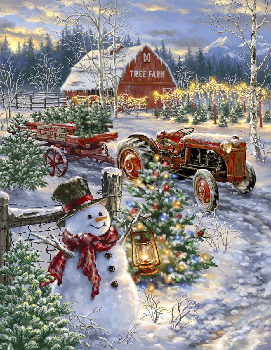Christmas Tree Farm - 1000 Piece Jigsaw Puzzle by Springbok