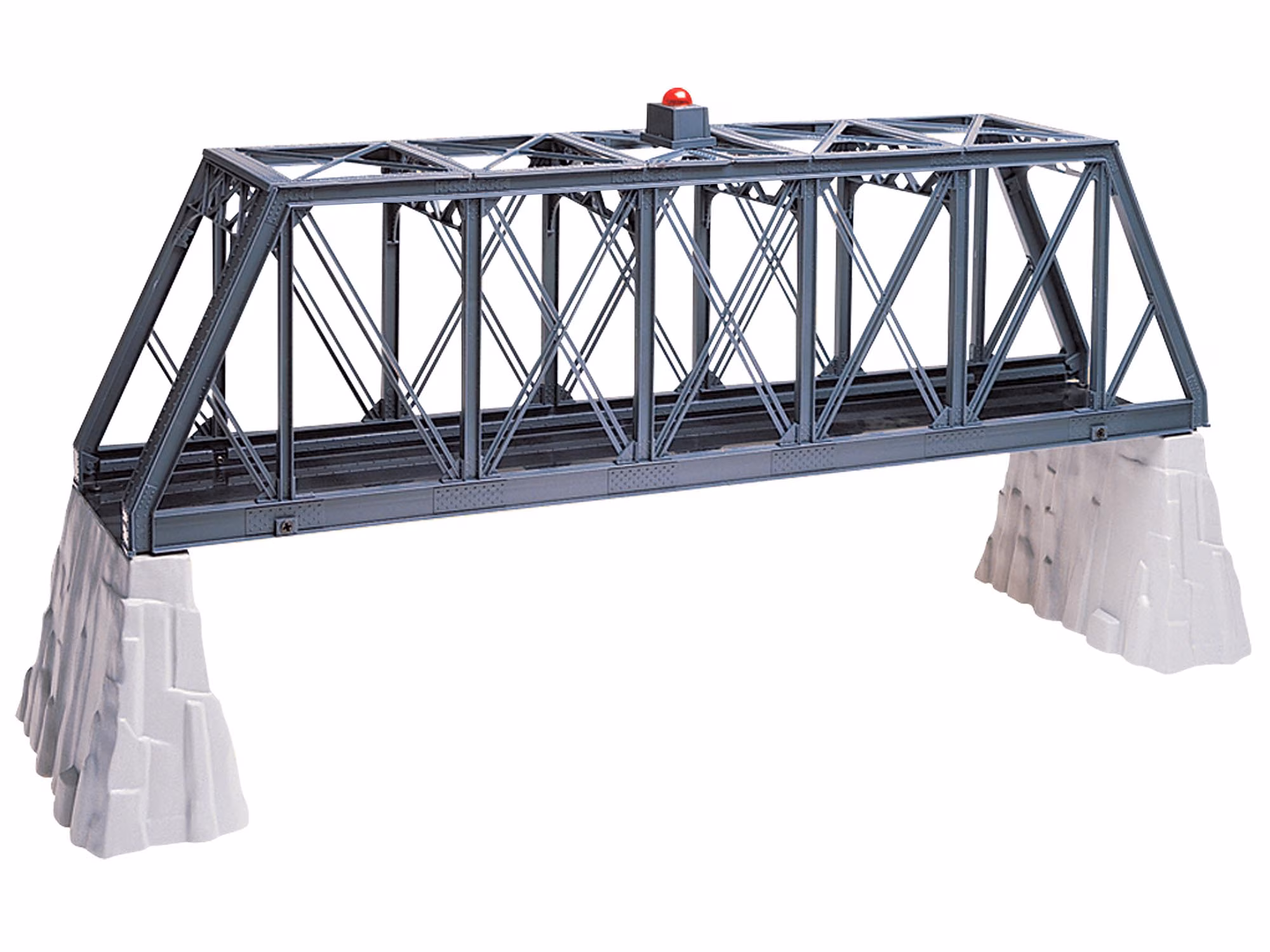 Lionel # 12772 Truss Bridge With Flasher And Piers