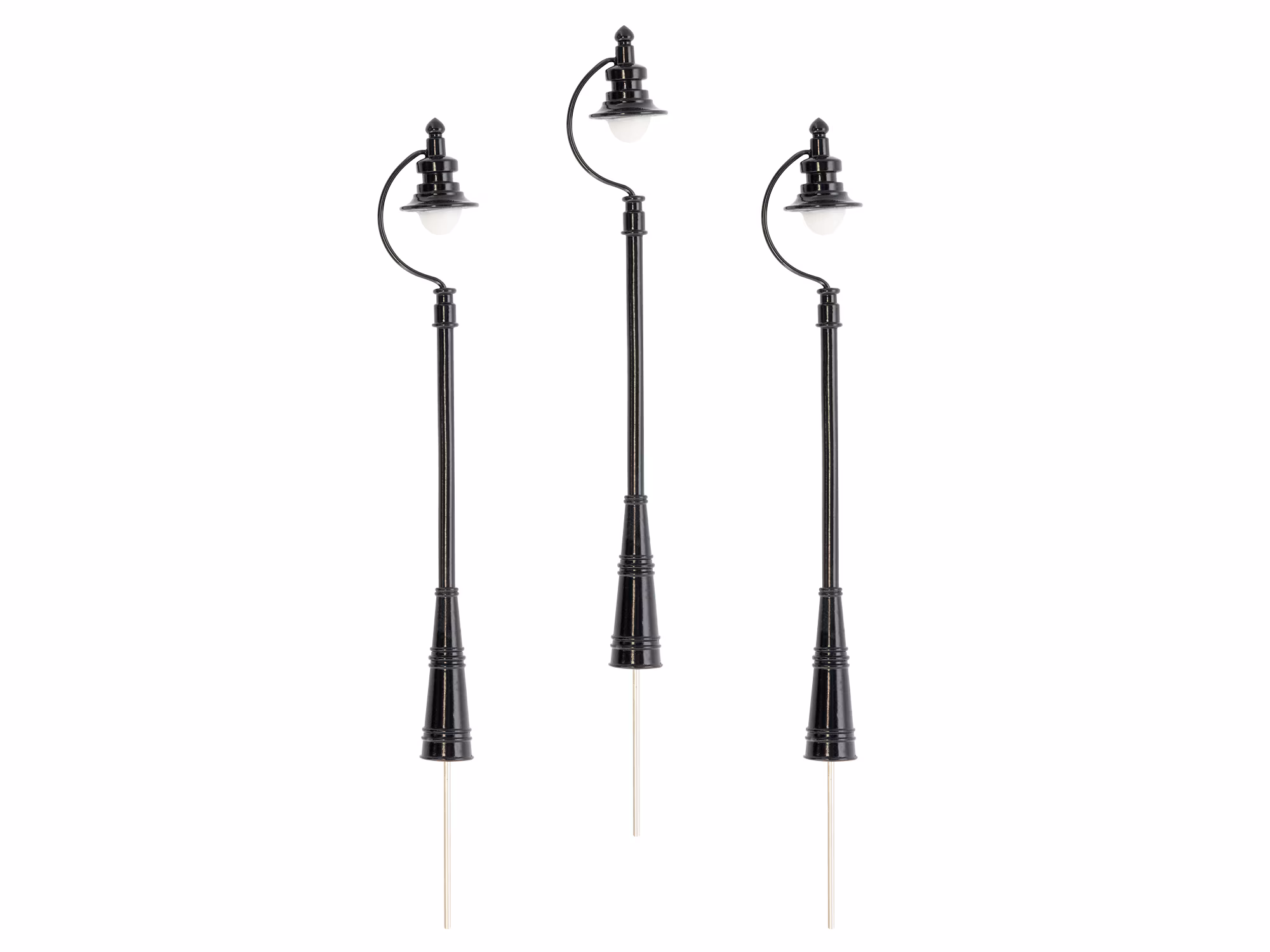 Lionel # 2429210 Station Lights 3-Pack Black