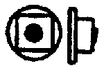 Nut-Bolt-Washer (Plastic) -- 2-1/2" Nut w/4-1/2" Flat Steel Washer pkg(175) - 5098 : HO