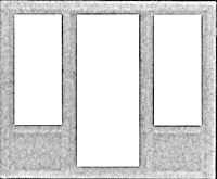 Window & Center Door Combo - 1115 : HO